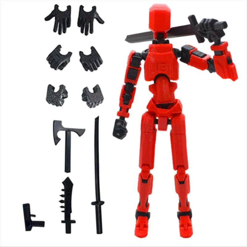 3Dプリンター製　アクションフィギュア まとめ売り 8体セット モデルを搭載した3Dプリンター,移動式タッチスクリーンを備えた