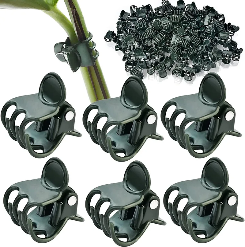 Plant Clips Plastic Plant Clips Orchid Stem Clip Plant Support Plant Clips Vine Stem Flower Grow Upright Branch Clamp Garden Tool