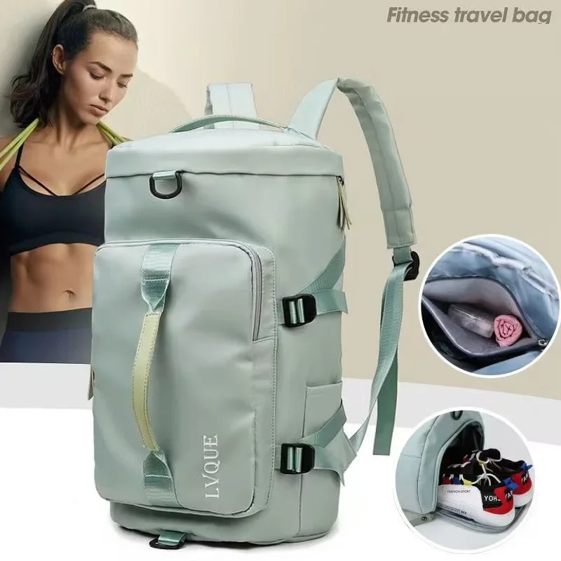 Large Capacity Backpack Travel Sports Gym Bag Ladies Yoga Luggage Bags Multifunction Crossbody Waterproof Hand Luggage Package 3