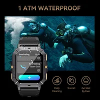 CUBOT C28 montre intelligente étanche hommes 2.02 pouces Fitness Tracker Sport poignet Smartwatch pour Android IOS Bluetooth appel 5