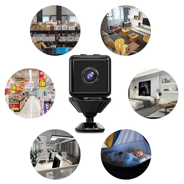 Tuya 2MP Mini IP Sports Camera Wireless Security Surveillance Built-in BatteryNight Vision Smart Home Camera - Image 2