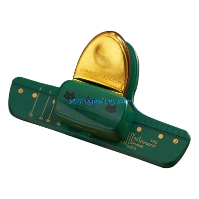 U75B 4mm 구멍 펀처 사무실용 헤비 듀티 종이 펀치 비즈니스 펀칭기