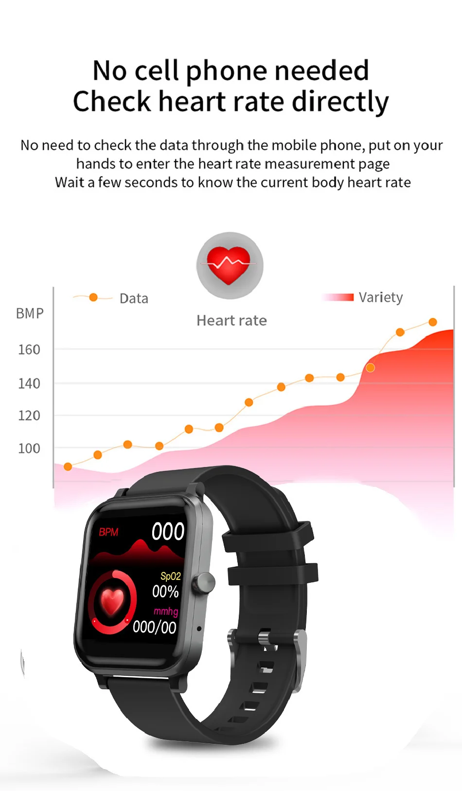 Xiaomi 1.54 Inch 2021 Smart Watch Men Full Touch Fitness Tracker IP67 Waterproof Women Smartwatch For Huawei  Phone Pk H10 Plus