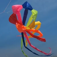 6.5M 3D Rainbow Rotating Soft Kite Tail Hanger Outdoor Beach Performance Kite Easy To Fly and Tear Resistant Cometa Gigante 2