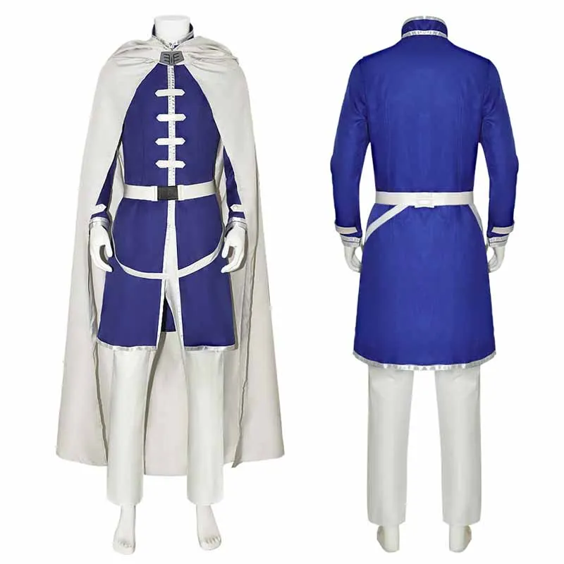 

Anime Frieren At The Funeral Himmel Adult Male Uniform Top Pants Cloak Wig Full Set Outfit Cosplay Costume Man Halloween Suit