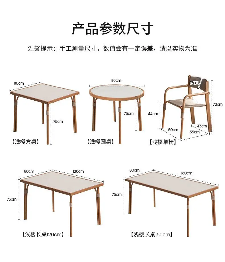 Waterproof UV Rattan Garden Set New Chinese Style Patio Tea Table Chairs Outdoor Patio Furniture Rattan Patio Furniture Muebles