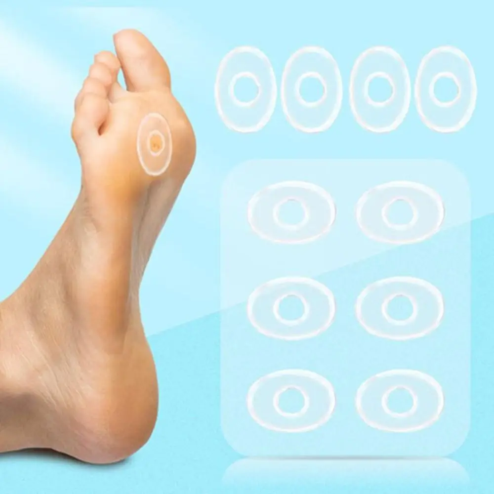 6 PCs/Sheet Soft Silicone Corn Foot Pads Relief Feet Toe Pain Care