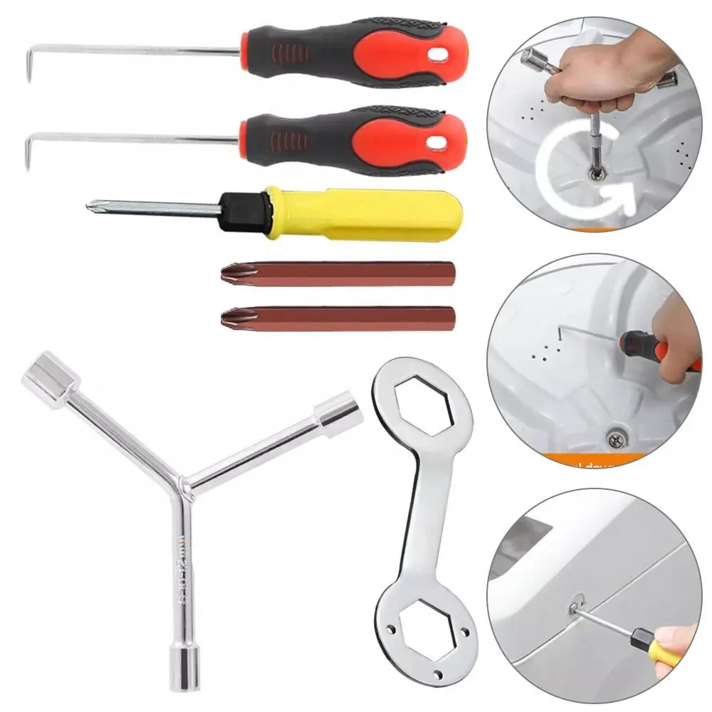 

Cleaning Washing Machine Tool Portable Disassembly Maintenance Cleaning Tool Maintenance Wrench Pulsator Washing Machine