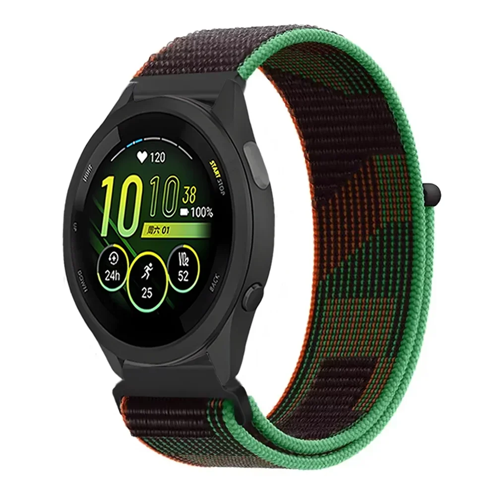 Nylon Loop Strap, 20/22mm, for Smartwatch - Breathable and Adjustable Bracelet Band