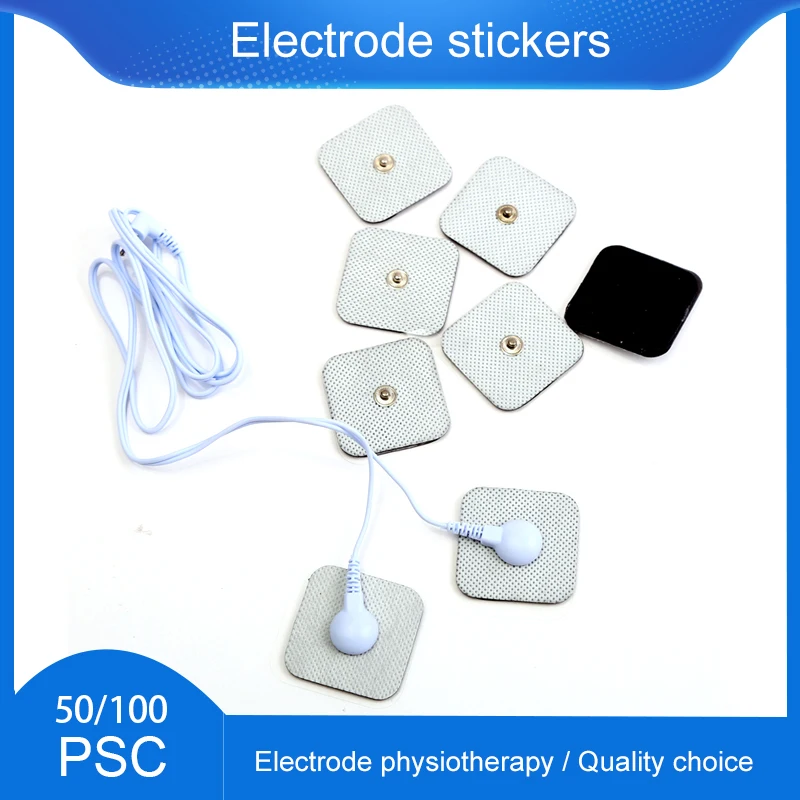 

50/100pcs Therapeutic Pulse Stimulator Electro Sticker for Electrode Pads TENS Conductive Gel Body Acupuncture Therapy Massager