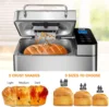 Pro Stainless Steel Bread Machine, 2LB 17-in-1 Programmable XL Bread Maker with Fruit Nut Dispenser, Nonstick Ceramic Pan 3