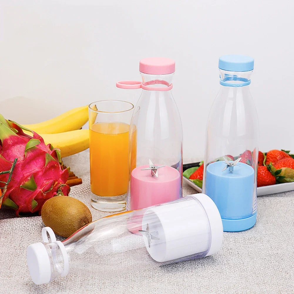 380ml/420ml Fruit Juicer Cup USB Rechargeable Portable Mini Electric Mixers Bottle Lightweight Leakproof Travel Outdoor Supplies 2