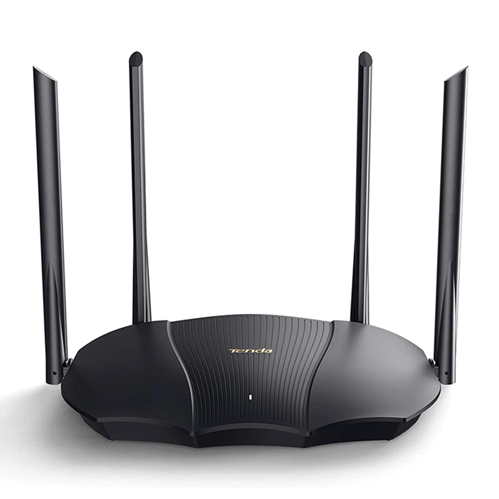 Tenda AX12 WiFi 6 Router AX3000 Dual Band Gigabit Smart 802.11ax 2402Mbps 5G 574Mbps 2.4GHz WPA3  Security OFDMA w/Intel Chipset best router