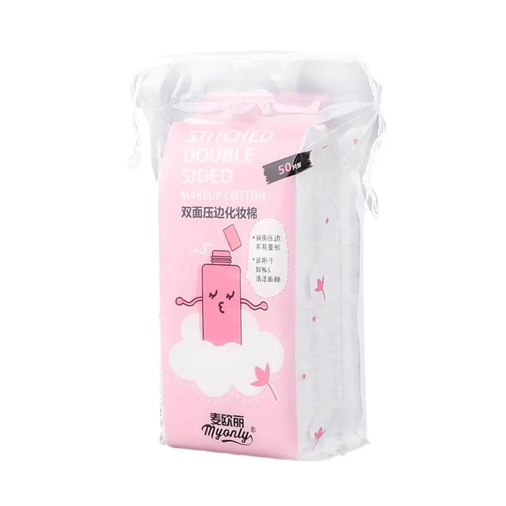 Description Picture 5 of item50/100/222pieces Makeup Cotton Pads Sealed Cotton Puff Nail Art Travel Package Cosmetic Remove Cotton Pads With Bag