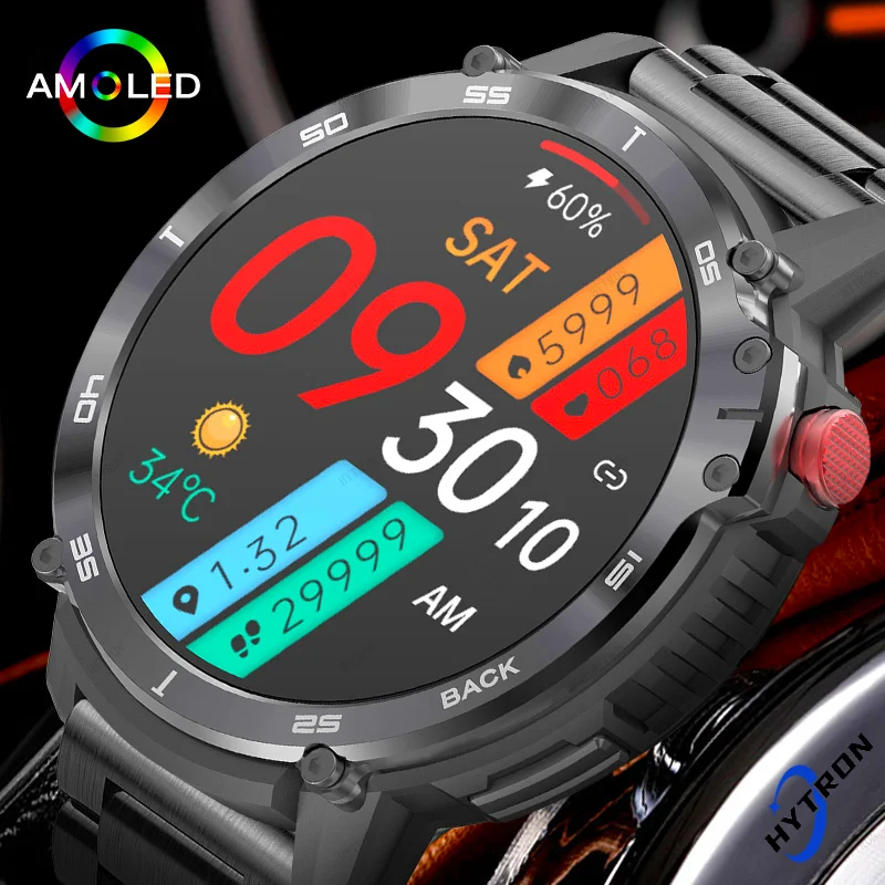 HYTRON New Sports Smart Watch IP68 Waterproof 400mAh Bluetooth Call 1.6