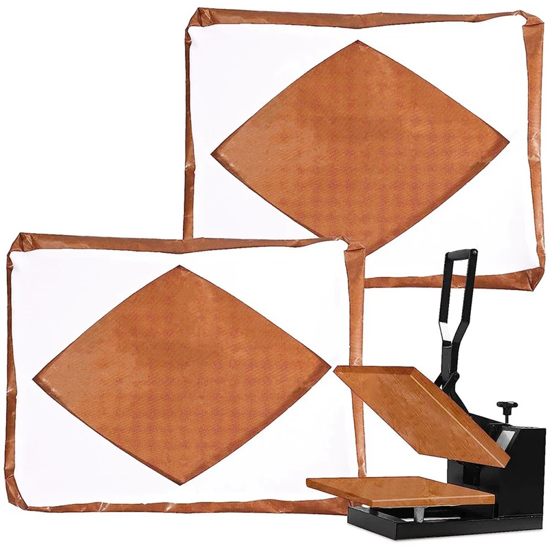 Heat Press Cover 2 Pcs 16 X 20 Inch Wrap Cover for Heat Press Wrap Cover Heat Resistant Reusable Press