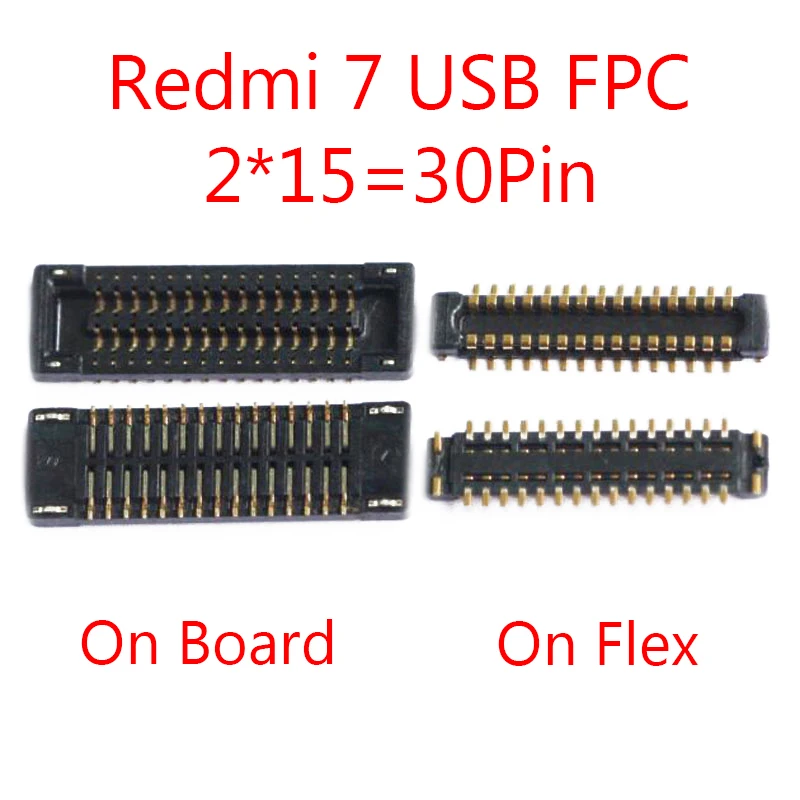 Nappe LCD Flex – Carte Mère Pour Xiaomi Redmi Note 7 – Connexion Écran – Neuf