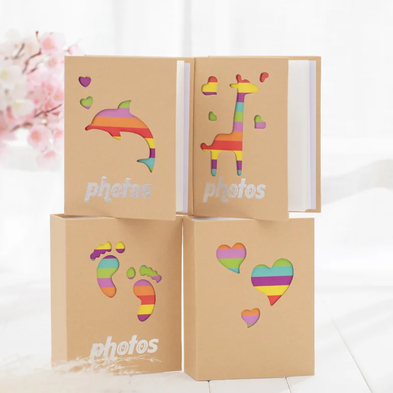 Photo Album 100 Pockets 6 Inch Picture Storage Frame For Kids Scrapbooking