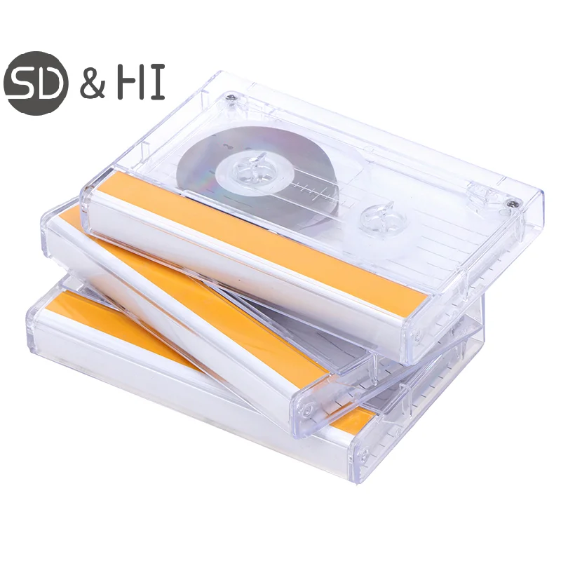 Audio Tape Recorder Standard Cassette Blank Tape 45/60/90 Minutes Magnetic Speech Music Recording