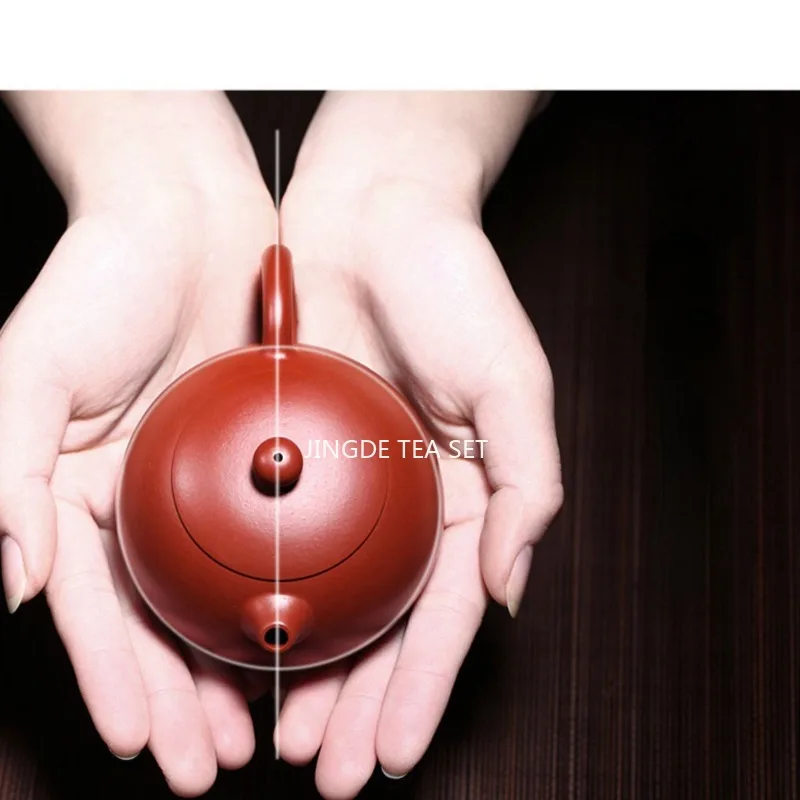 Yixing Handmade Purple Clay Teapot Dahongpao Tea Xishi Pot Tea Pot Household Kung Fu Tea Set Chinese