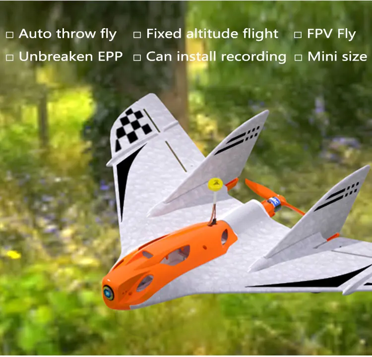 LDARC 450X V2 RC Airplane, Auto throw fly D Fixed altitude flight D FPV Fly D Unbreaken EPP