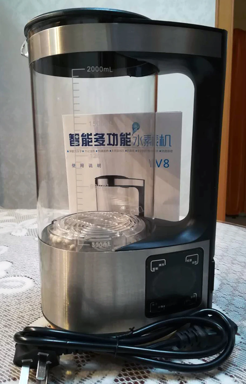 2L Rich Hydrogen Water Bottle Alkaline Water Ionizer Machine Water filter Drink Hydrogen Water Generator 110V/220V 7 Sf56c1e51f9534cf186cc0cd9b1210b83I 2L Rich Hydrogen Water Bottle Alkaline Water Ionizer Machine Water filter Drink Hydrogen Water Generator 110V/220V