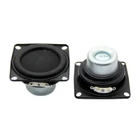 2 pcs Portable 2 Inch 4 Ohm 15W Speakers Full Range Mini 52MM Internal Sqaure Magnetic DIY Home Sound Theater Loudspeakers 2