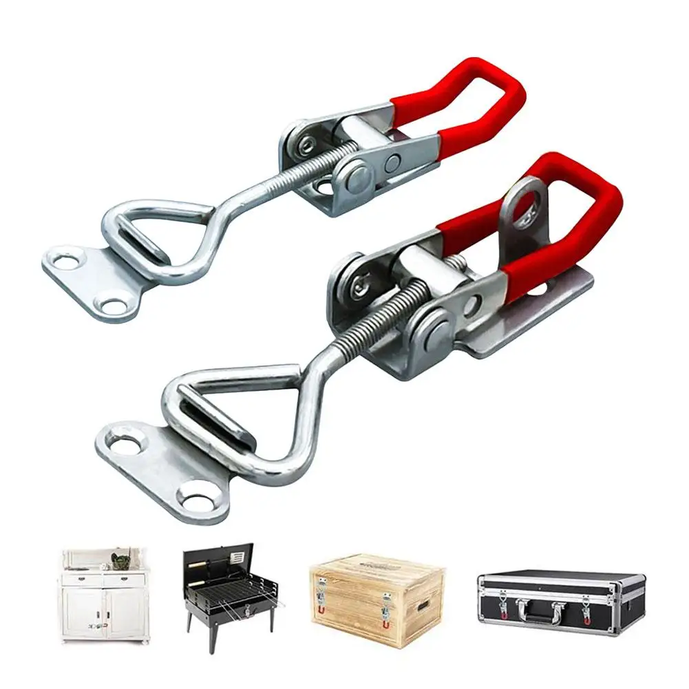 304 Stainless Steel Bolt Type Quick Clamp Latch Latch Clamp Adjustable Strap 4001 4002 4003
