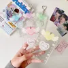 Ins Style Heart Wings Card Holder for 3 inch Photocard K-Pop Idol Photo Holder Card Cover Korea Sweet Girl Keychain Bag Pendant 1