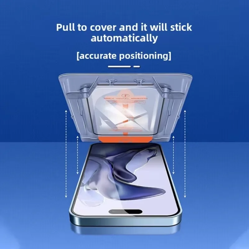 Dual Privacy Screen Protector with Easy Install for Smartphones - Anti-Peeping Film and Auto Dust Removal Kit