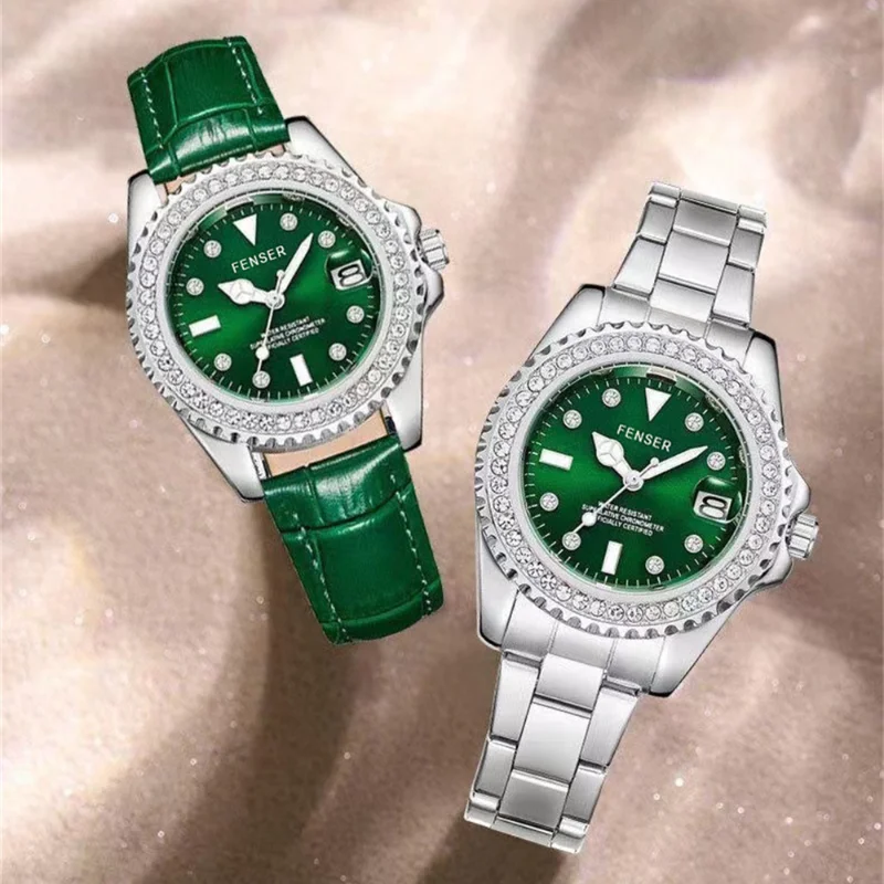 

Women's Luxury Brand Designer Diamond Watches Fashion Waterproof Small Watch for Women Ladies Quartz WristWatch Reloj Mujer