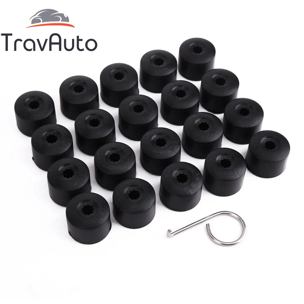 20Pcs 17mm Wheel Nut Bolt Caps Covers For Volkswagen VW Golf Bora Passat wheel hub covers wheel hub caps