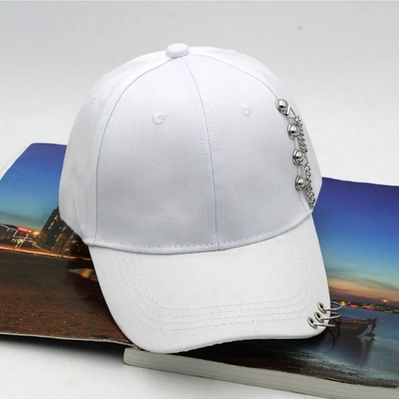 Trucker Hats Hip Hop Trucker Hats Visors Women Men Snapback Baseball Cap Adjustable Vintage Iron Chain Outdoor Hats Casquette