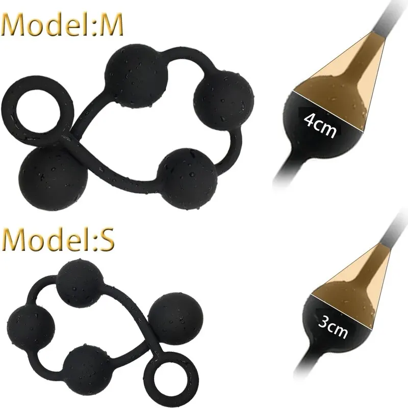 Anal Beads Sex Toys for Women Men Gay Buttplug Beads Long Butt Vagina Clit Pull Ring Ball Anal Stimulator Accessories