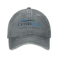 Vintage OceanGate Safety Technician Baseball Cap Unisex Style Distressed Washed Headwear Outdoor All Seasons Travel Hats Cap - Image 4