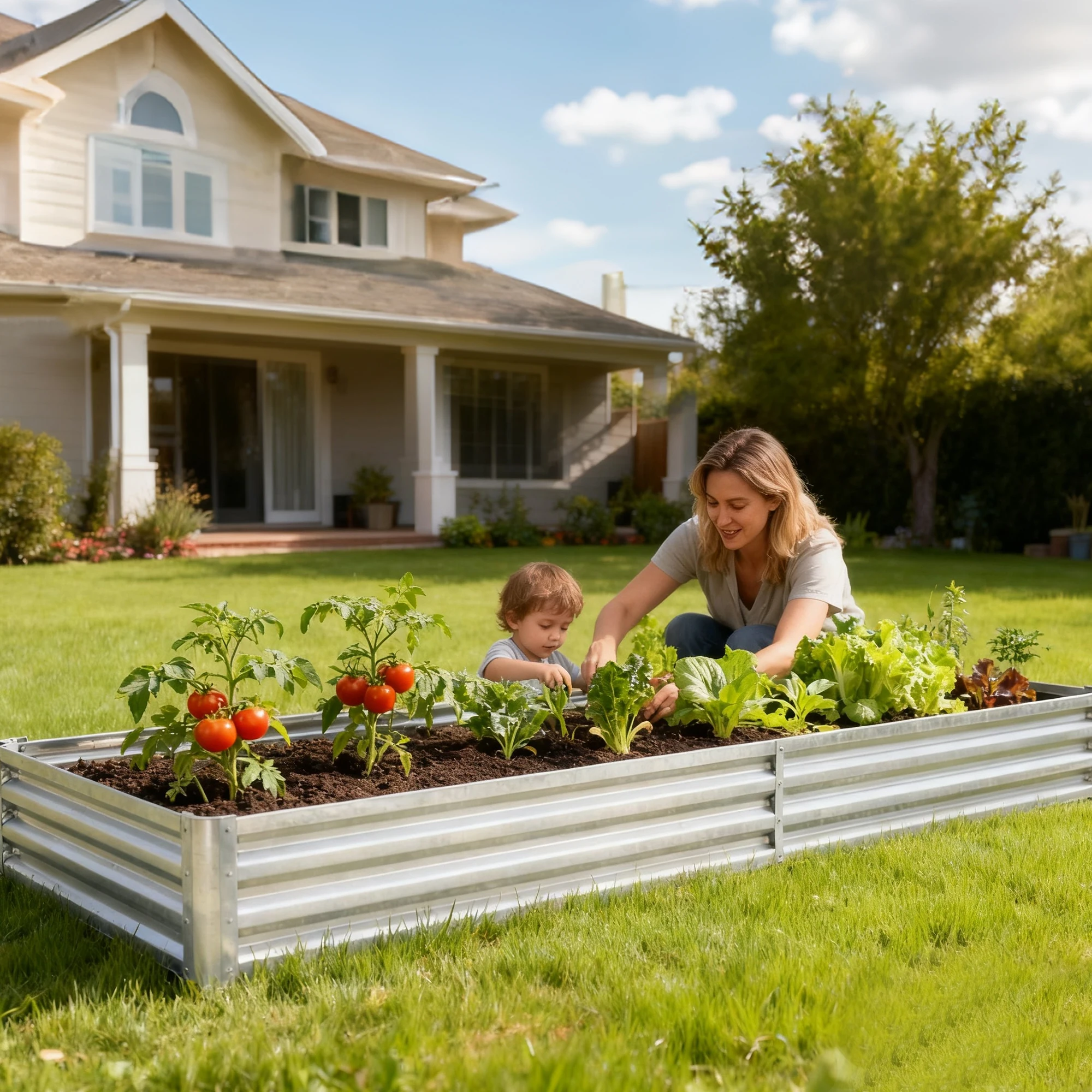 Assembly components garden bed