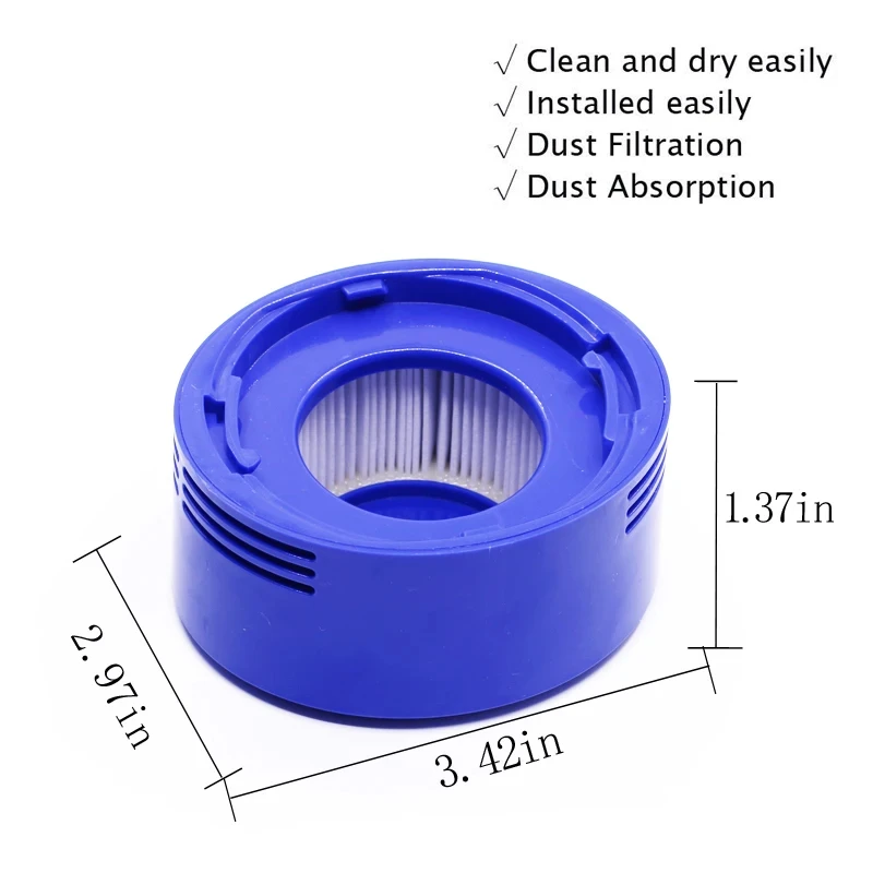 Description Picture 6 of itemCompatible For Dyson V7 V8 Cordless Vacuum Cleaner Replacement Spare Parts Accessories Pre Filter Post Filter