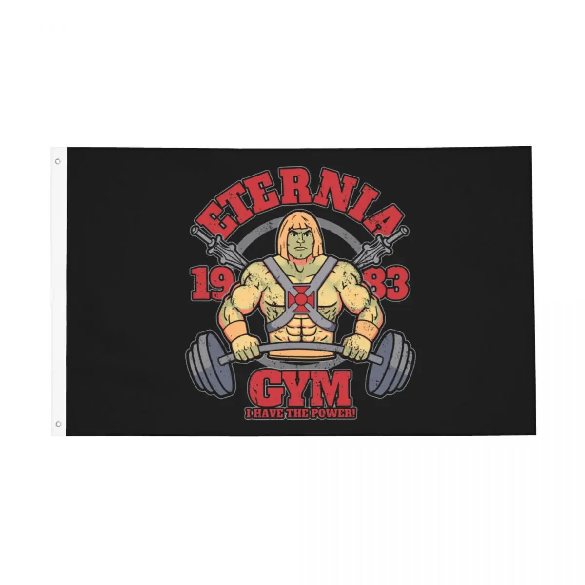 Eternia Gym V2 He-Man E The Masters Of The Universe Flag Outdoor Banner 2 Occhielli Decorazione Bandiere Durevoli 60X90 90X150Cm