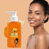 Gel douche au curcuma, orange et vitamine C, parfum frais, hydratant, éclaircissant, exfoliant, nettoyage en profondeur, peau lisse. 2
