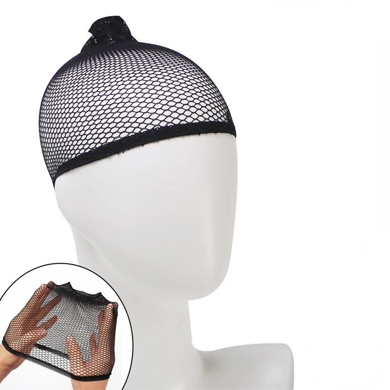 Nylon Mesh Weaving Black Wig Hair Net With Elastic New Fashion Hairnet Mesh Wig Caps Weaving Wig Cap & Hairnets for Women
