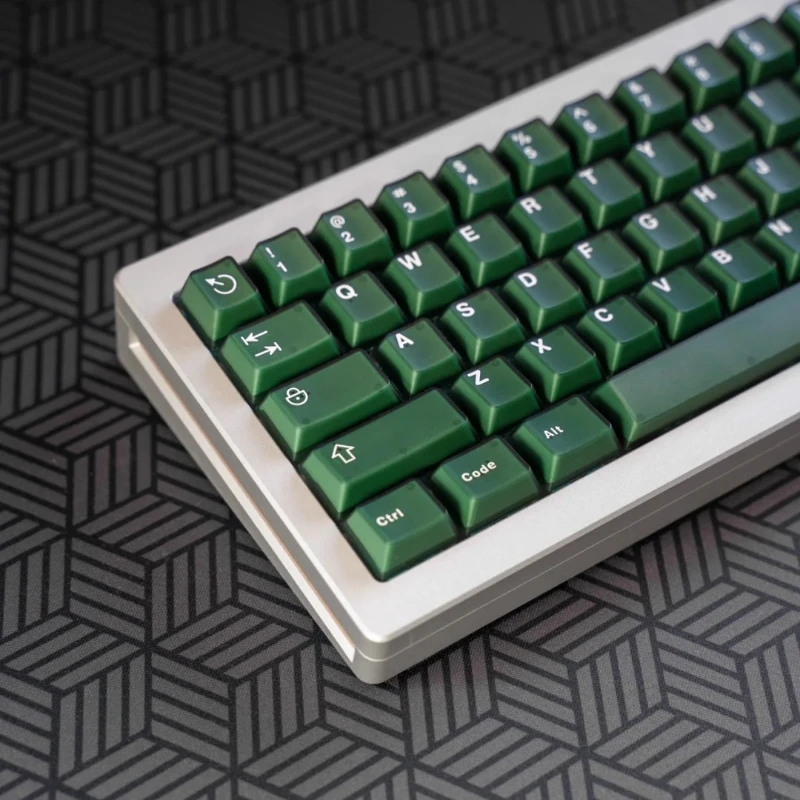 Echome-emerald Jade Tema Keycap Grupo Abs Dupla Camada Cap Teclado Translúcido Cap Key Perfil Cereja para Teclado Mecânico - Imagem 6