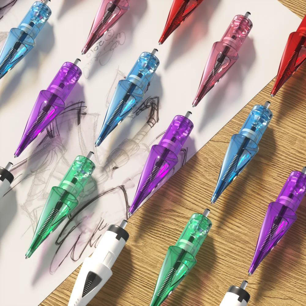 アンティーク　刺青針 Amazon | EZ タトゥーカートリッジ針 - 20個 #10 (1RL) バグピン