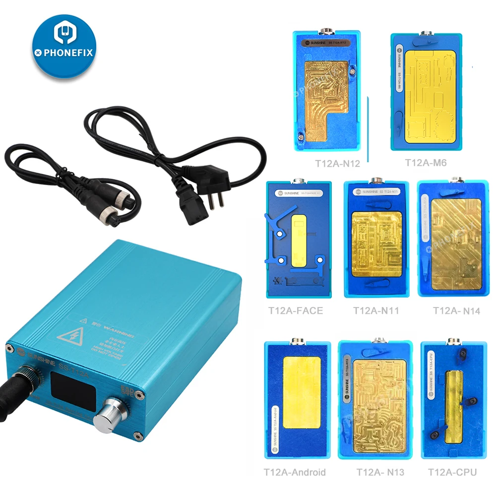 

Материнская плата SUNSHINE SS T12A-N12 N14, многослойная система отопления для IPhone 12 Mini 12 11 13 14, ремонтные инструменты для нагревательной платформы