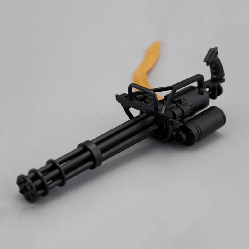 1/6 Soldier Weapon Accessories Assembly Puzzle Model Gatling M82A1 Sniper Rifle Desert Eagle Pistol Military Educational Toys 2