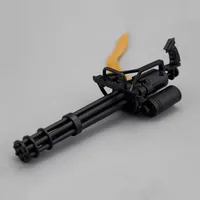 1/6 Soldier Weapon Accessories Assembly Puzzle Model Gatling M82A1 Sniper Rifle Desert Eagle Pistol Military Educational Toys 2