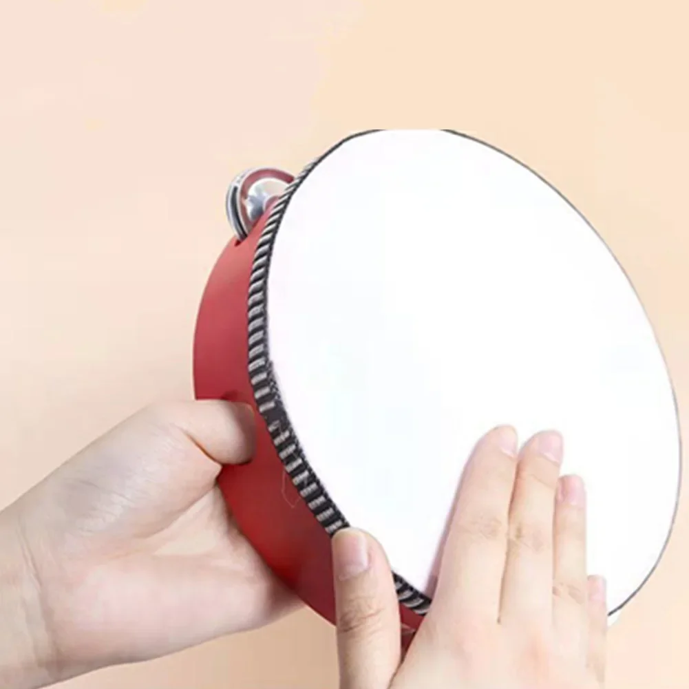 Musical Instruments 4in 6in 8in 10in Tambourine Hand Drums Toys for KTV Party Children Educational