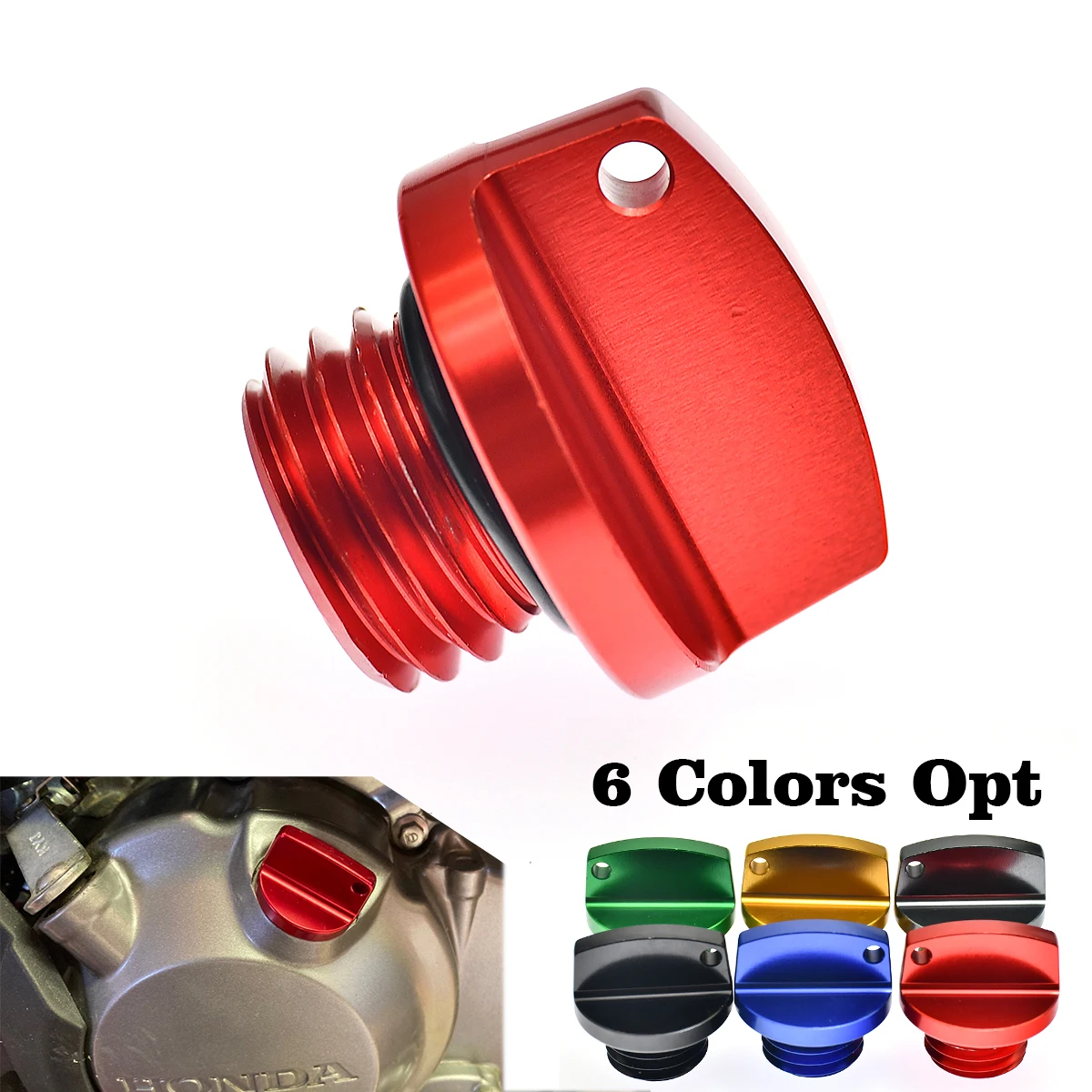 Oil Filler Cap Plug M20*2.5 For Honda CB CBR 250F 300F 400F 500F 250RR 600RR 1000RR CRF CR For Yamaha Suzuki Kawasaki Ducati