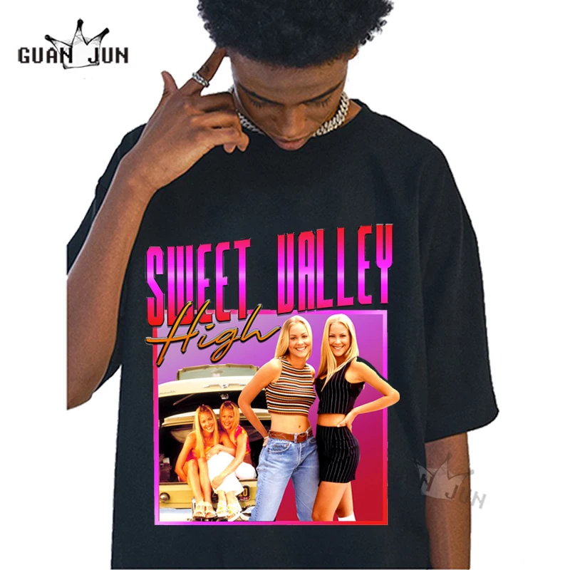 

Sweet Valley High T-shirt 90s TV Show Vintage Graphic T-shirt for Women Oversized Boyfriend T Shirt Birthday Gifts Dropship