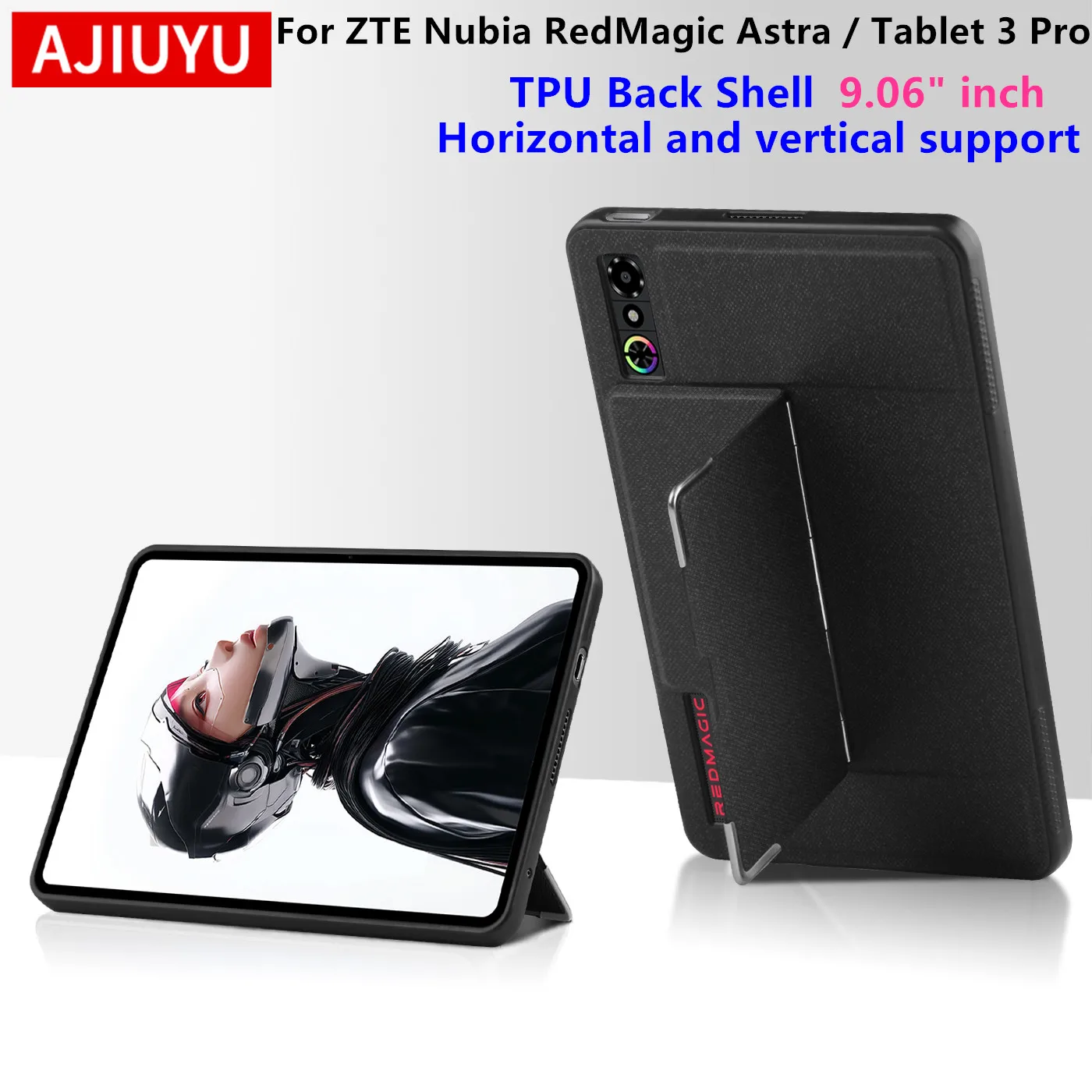 Enhanced Gaming Tablet Case Stand Cover - Shockproof and Slim Design