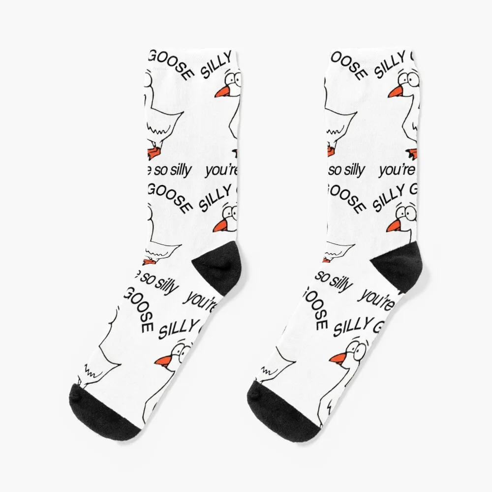 

silly goose you're so silly Socks cute Wholesale luxury Male Socks Women's